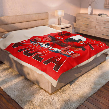 Devin Viola 60"-80" Plush Blanket