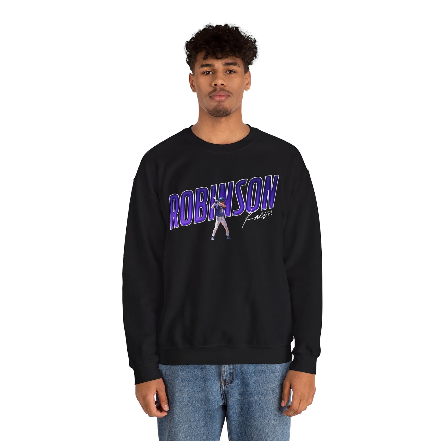 Kacin Robinson Cursive Combo Crewneck Sweatshirt