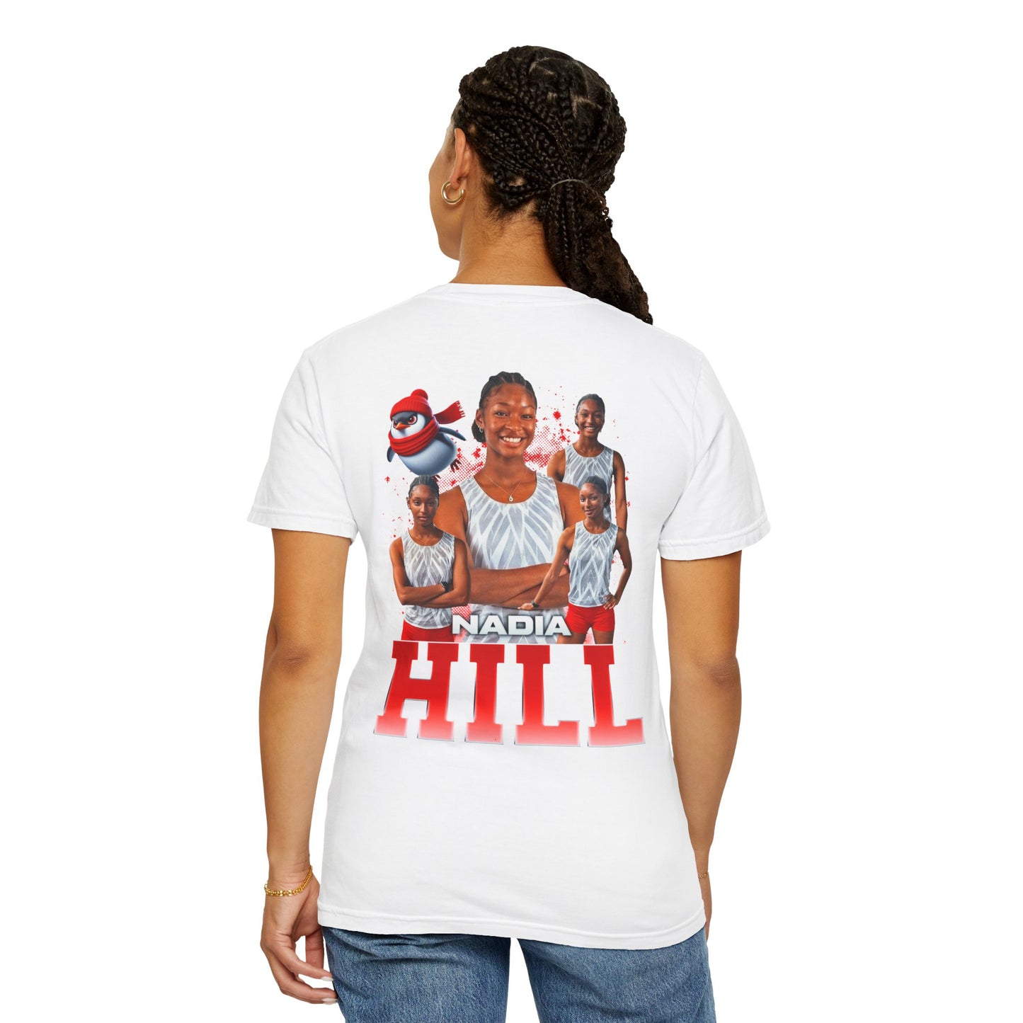 Nadia Hill Logo Front & Back Premium Tee
