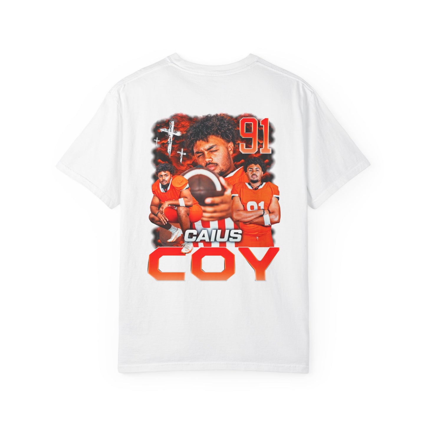 Caius Coy Logo Front & Back Premium Tee