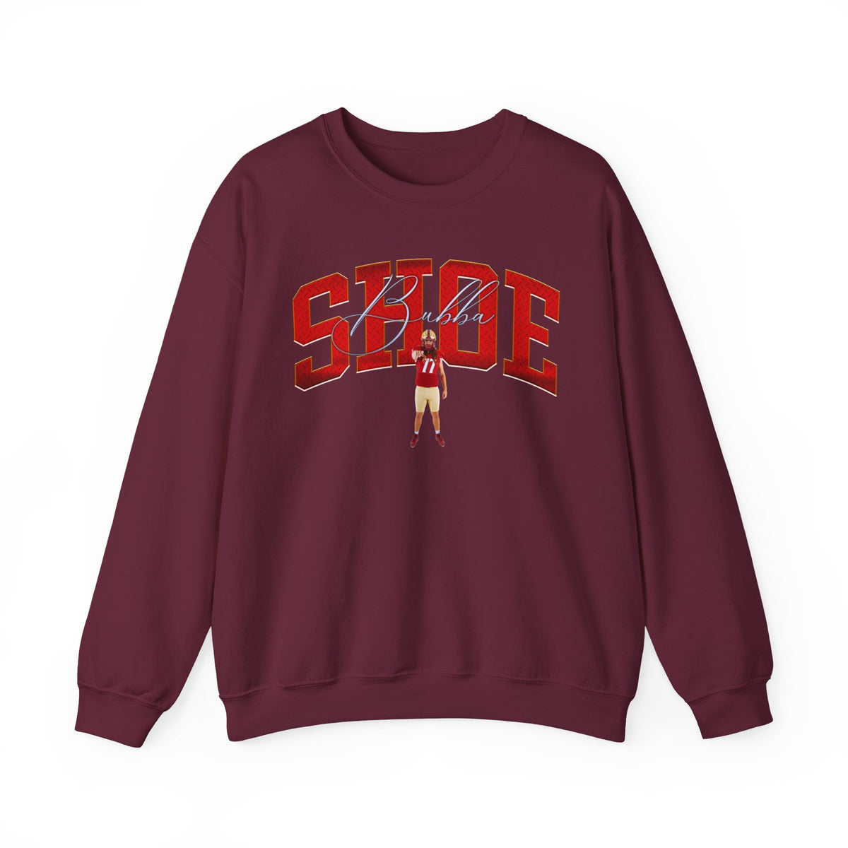 Bubba Shoe Curved Combo Colored Crewneck Sweatshirt