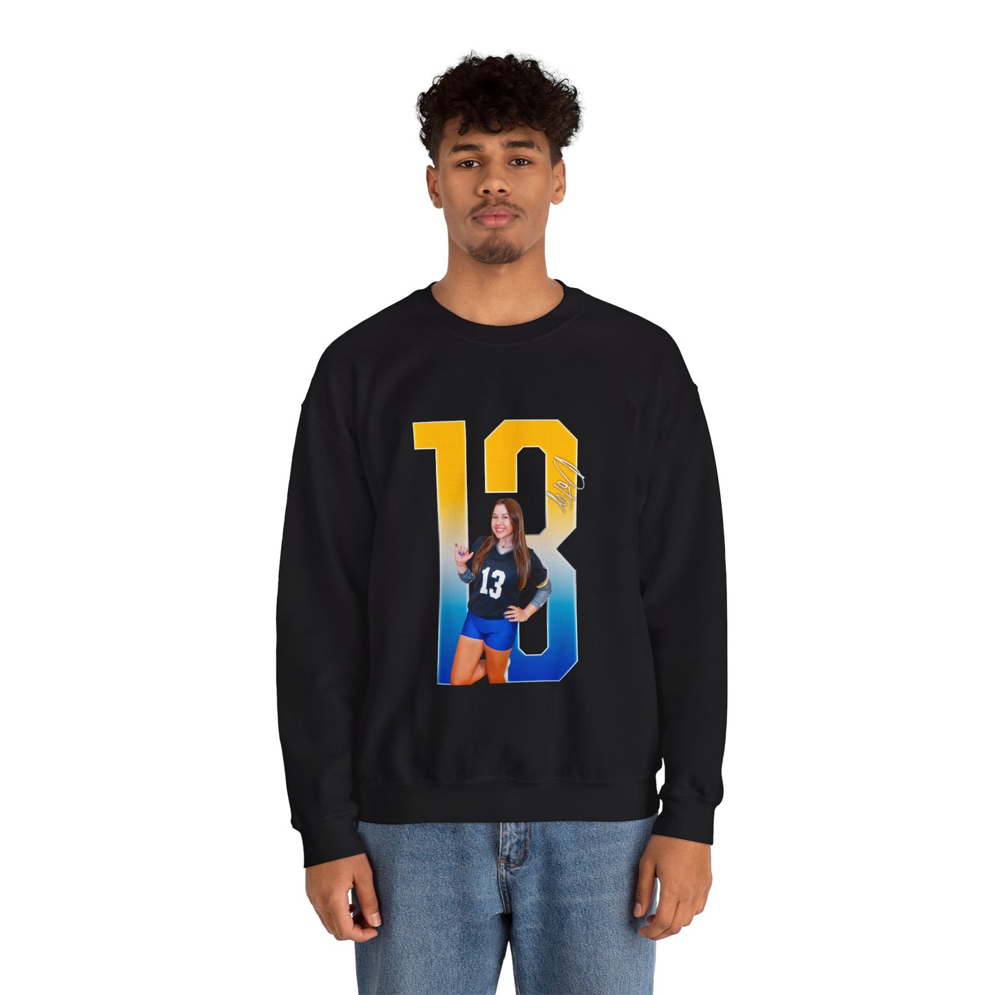 Jaxon Doty Player Icon Number Crewneck Sweatshirt