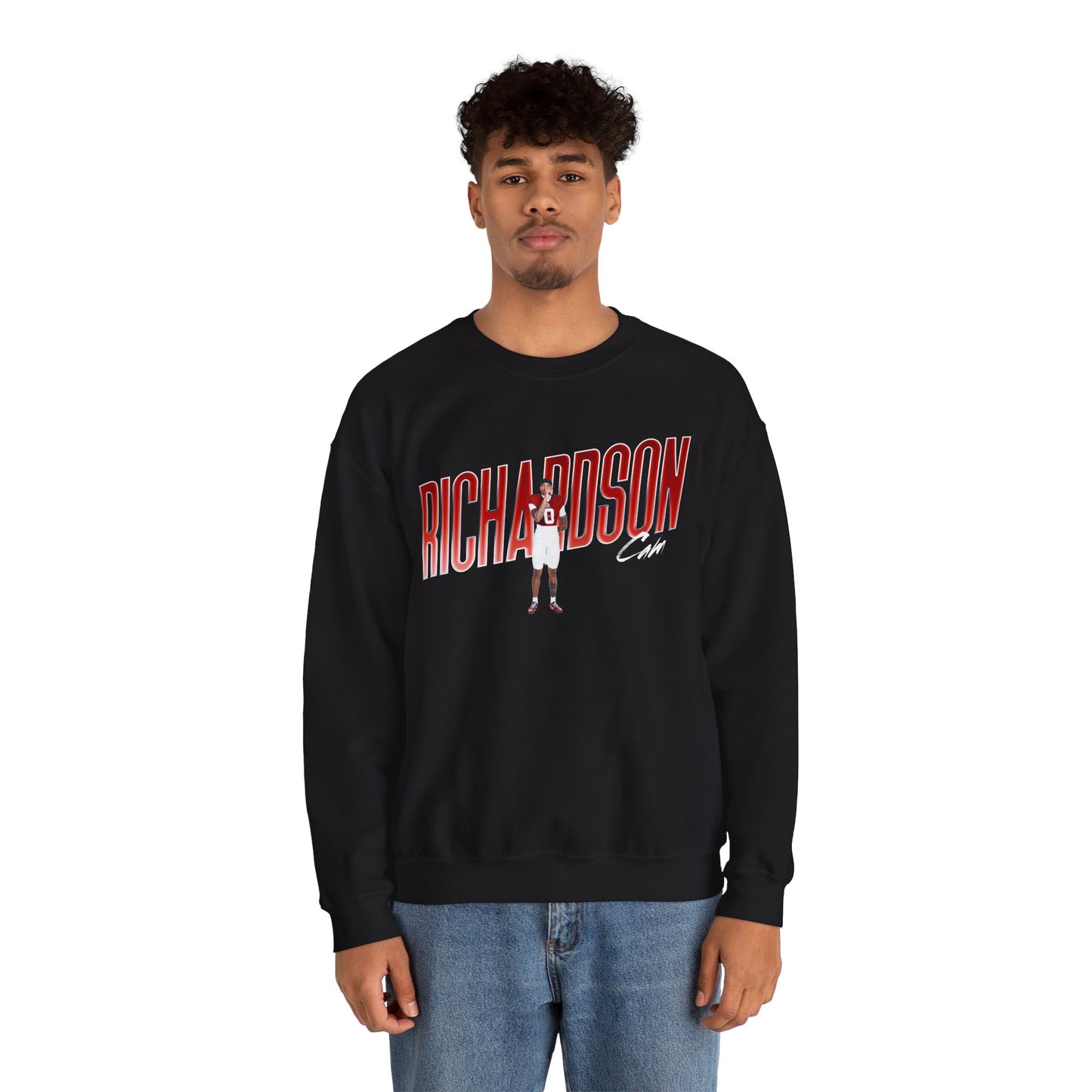 Cam Richardson Cursive Combo Crewneck Sweatshirt