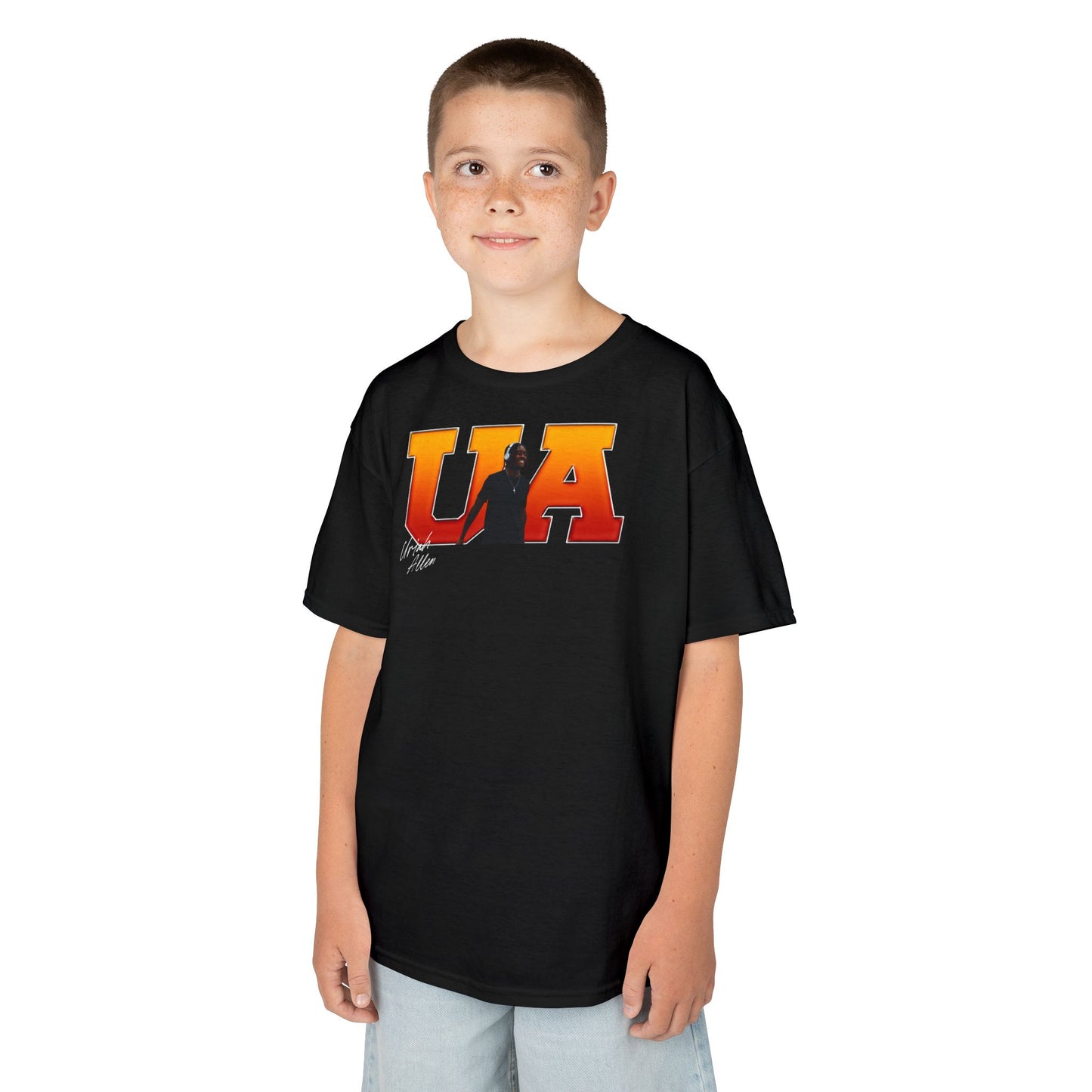 Uriah Allen Big Initials Colored Kids Tee