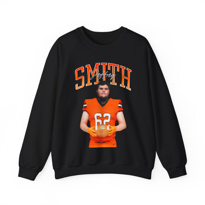 Jeffrey Smith Curved Combo Colored Crewneck Sweatshirt