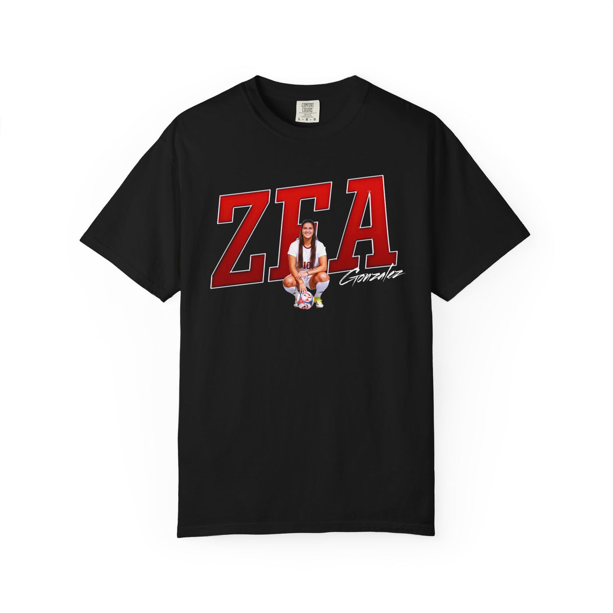 Zea Gonzalez Cursive Combo Colored Premium Tee