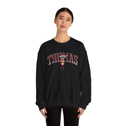 TJ Thomas Curved Combo Colored Crewneck Sweatshirt