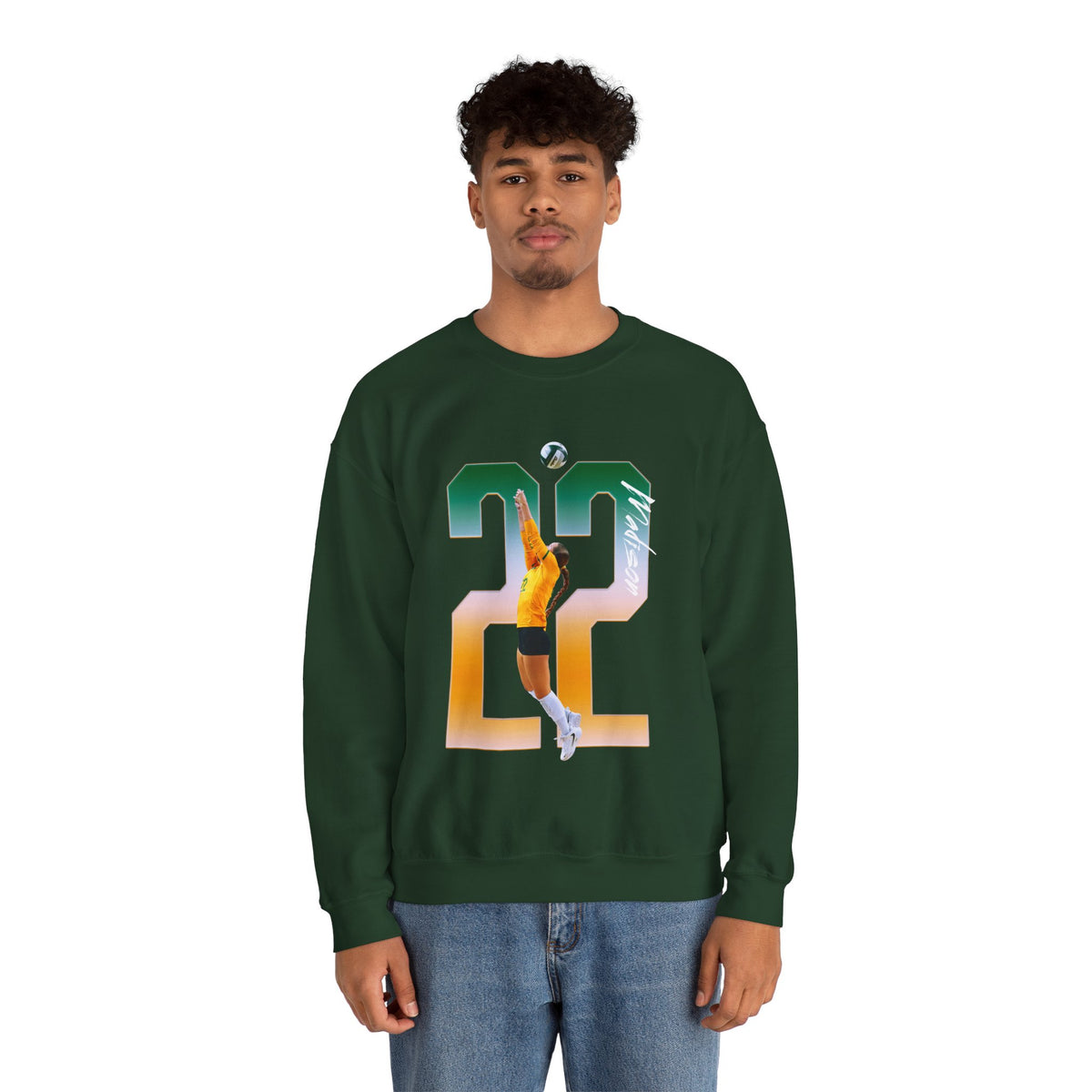 Morgan Madison Player Icon Number Crewneck Sweatshirt