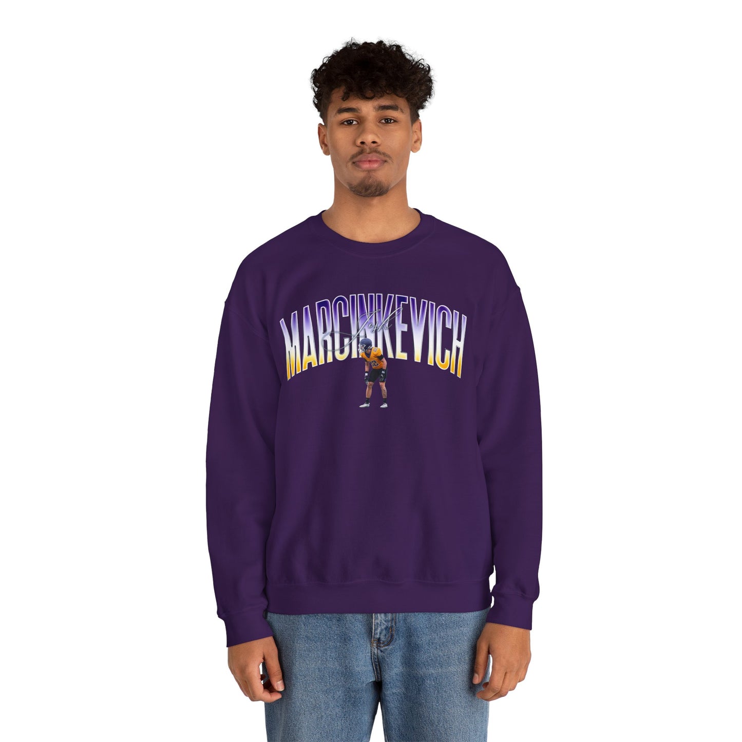 Josh Marcinkevich Big Last Name Crewneck Sweatshirt