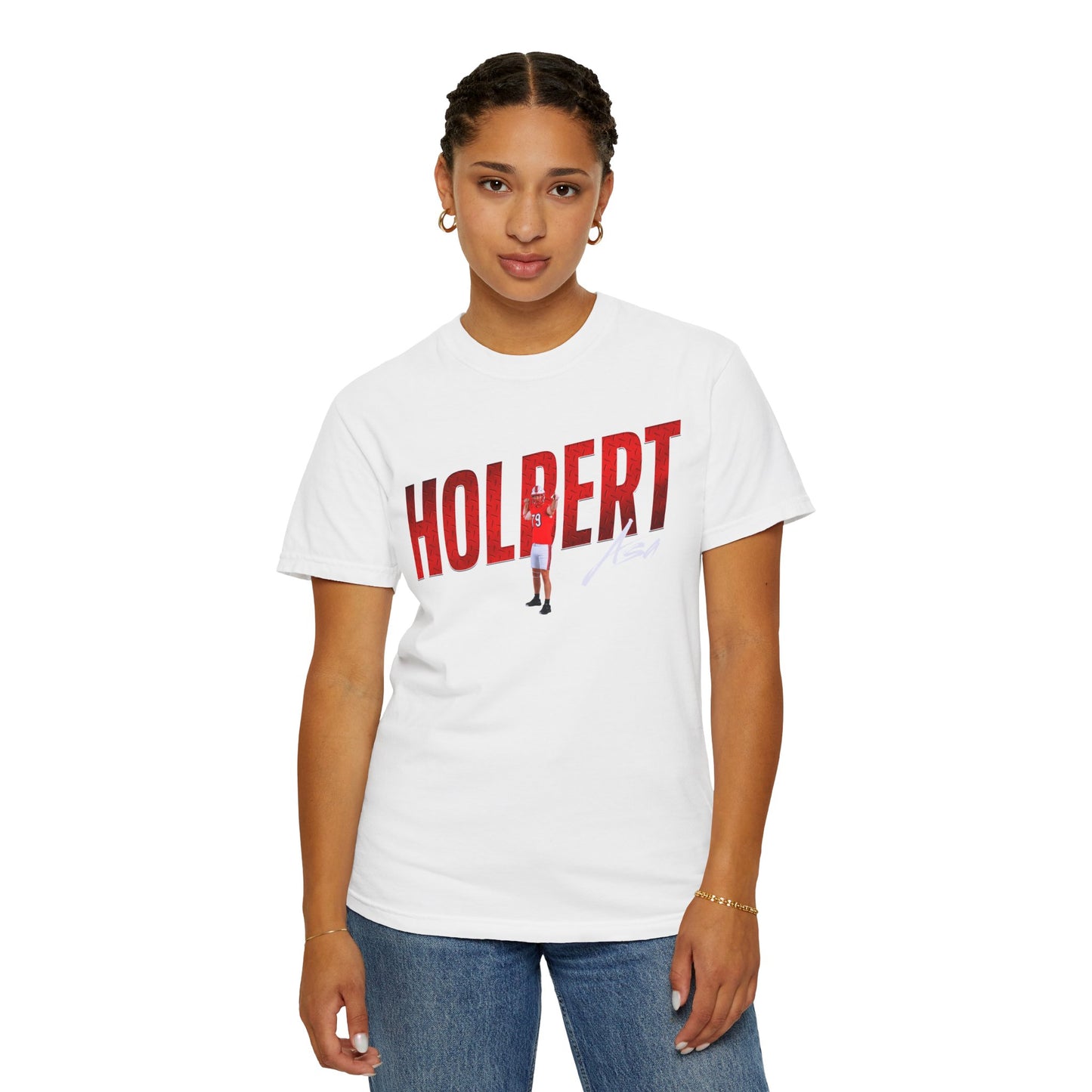 Asa Holbert Cursive Combo Colored Premium Tee