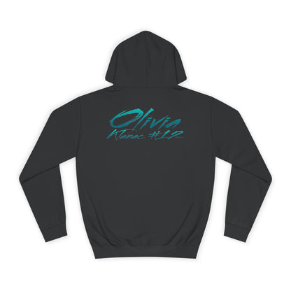 Olivia Klanac Cursive Name & Number Premium Hoodie