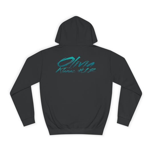 Olivia Klanac Cursive Name & Number Premium Hoodie