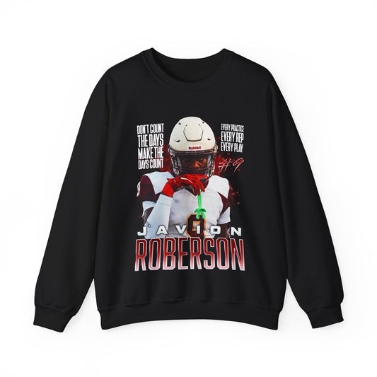 Javion Roberson Featured Quote Crewneck Sweatshirt