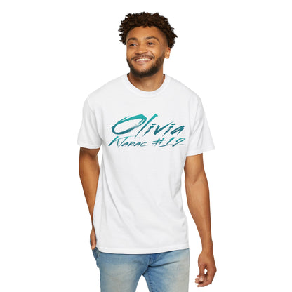Olivia Klanac Cursive Name & Number Premium Tee