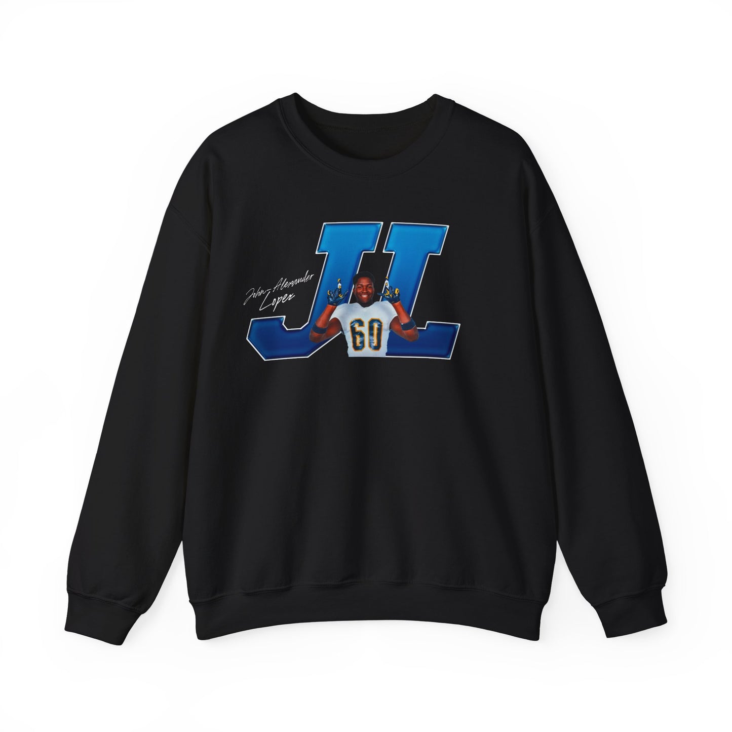 John-Alexander Lopez Big Initials Crewneck Sweatshirt
