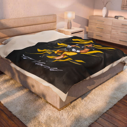 TJ Harold  60"-80" Plush Blanket