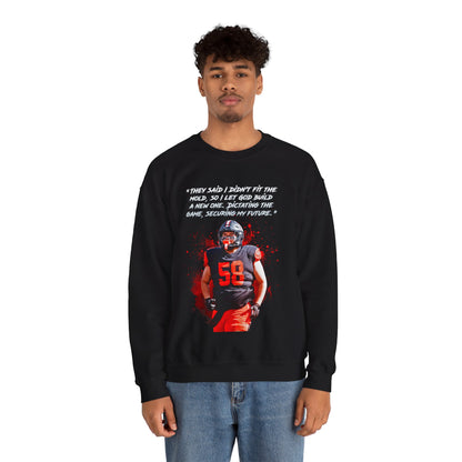 Lenard Alvarez Featured Quote Crewneck Sweatshirt
