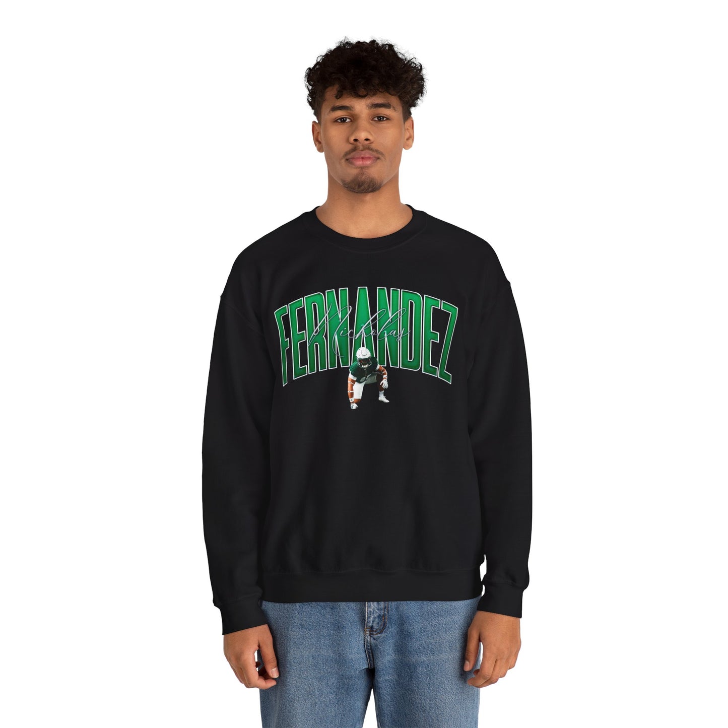 Nicholas Fernandez Big Last Name Crewneck Sweatshirt