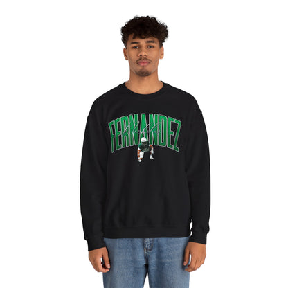 Nicholas Fernandez Big Last Name Crewneck Sweatshirt