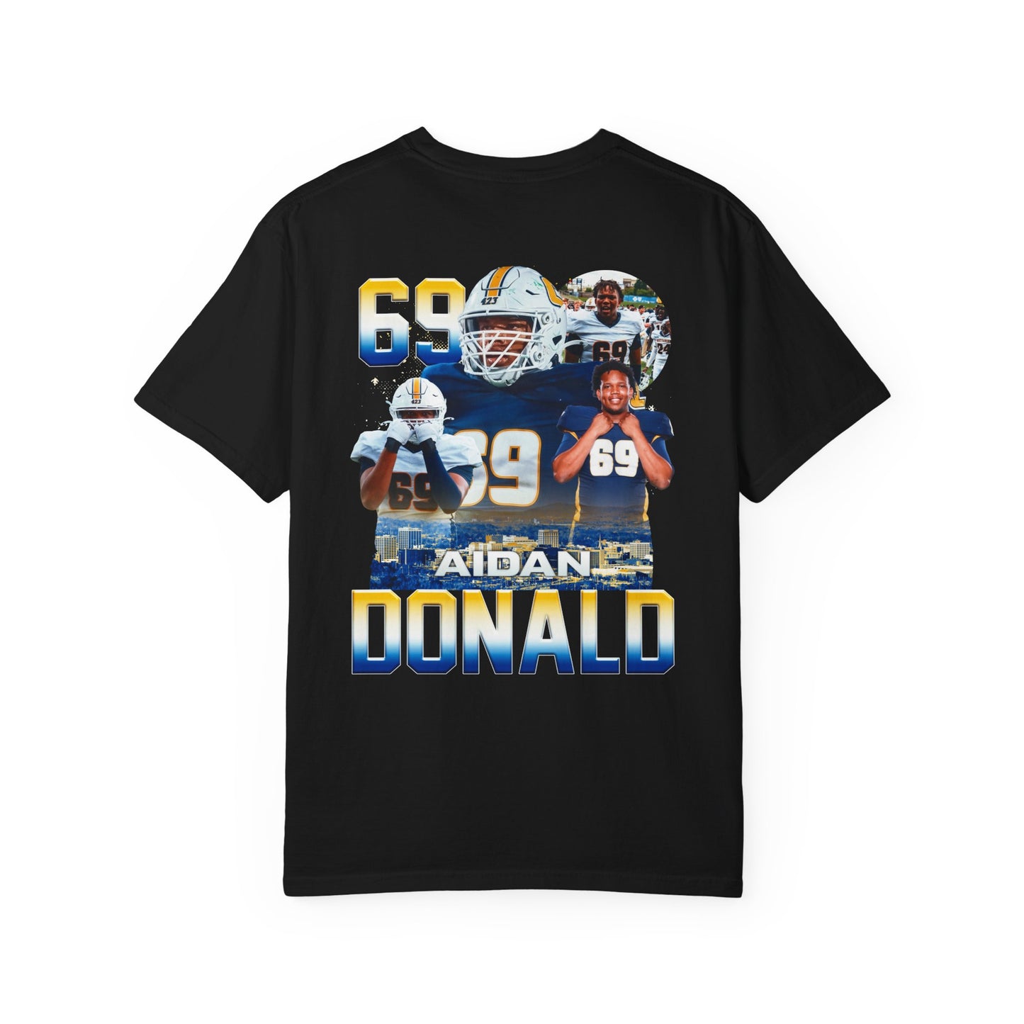 Aidan Donald Logo Front & Back Premium Tee
