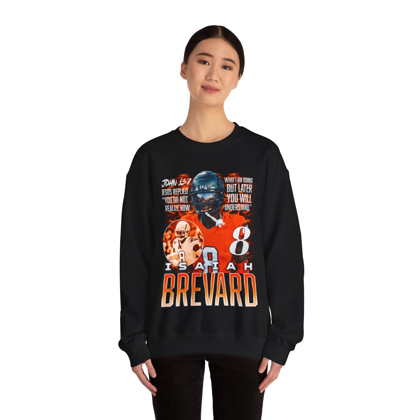 Isaiah Brevard Featured Quote Crewneck Sweatshirt