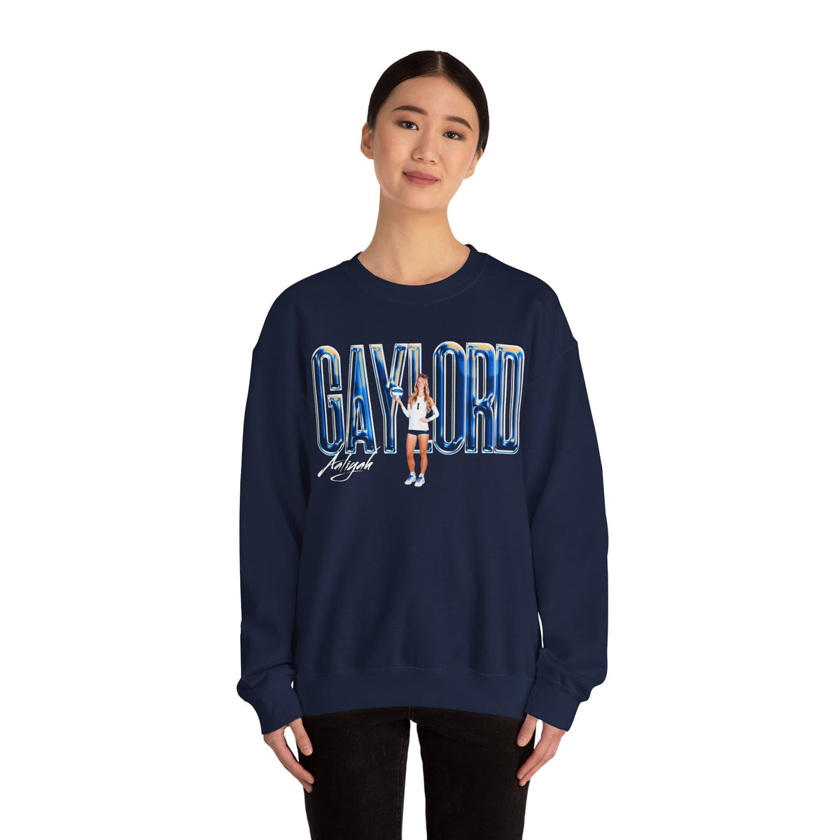 Aaliyah Gaylord Big Last Name Crewneck Sweatshirt