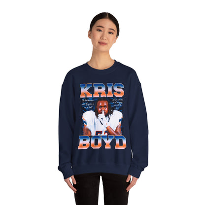 Kris Boyd Featured Quote Crewneck Sweatshirt
