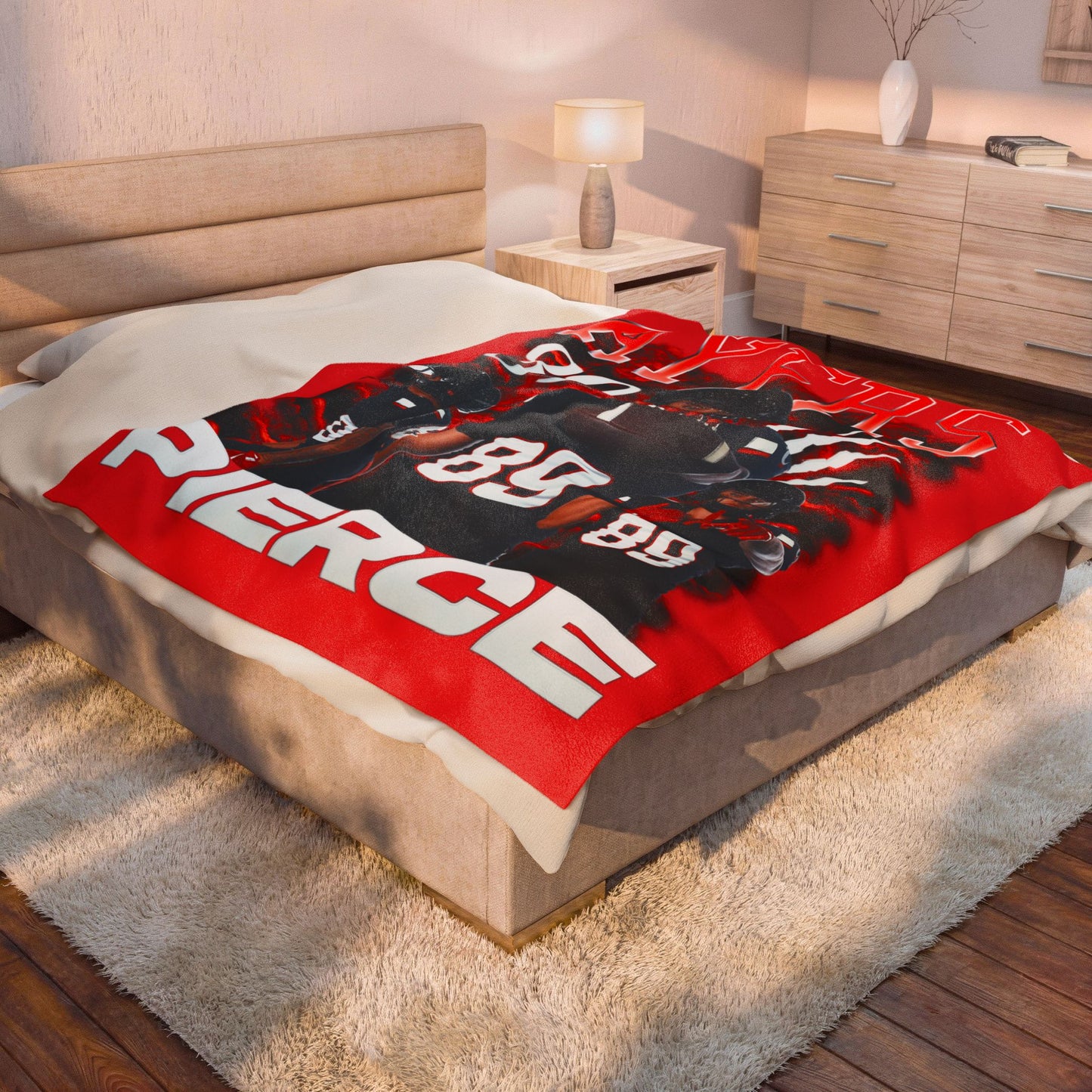 Pierce Ayers 60"-80" Plush Blanket
