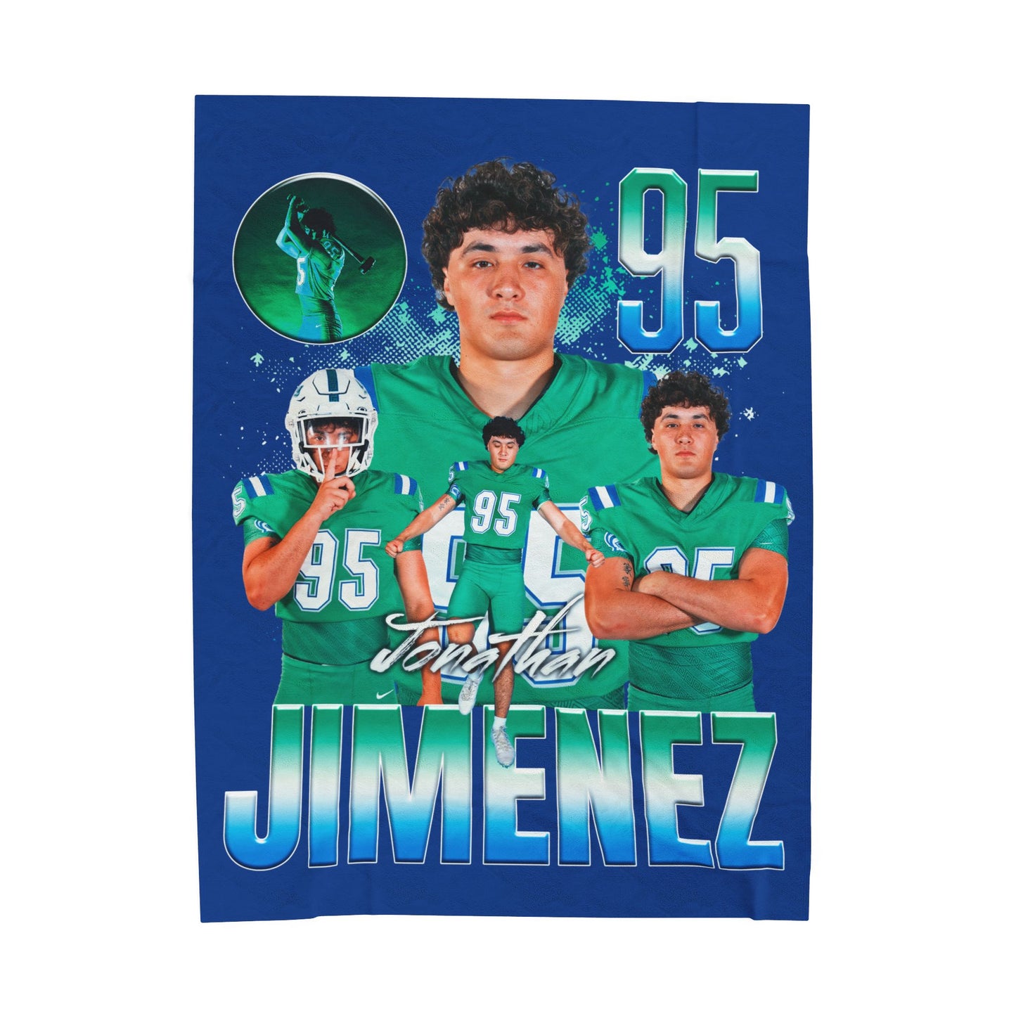 Jonathan Jimenez 60"-80" Plush Blanket