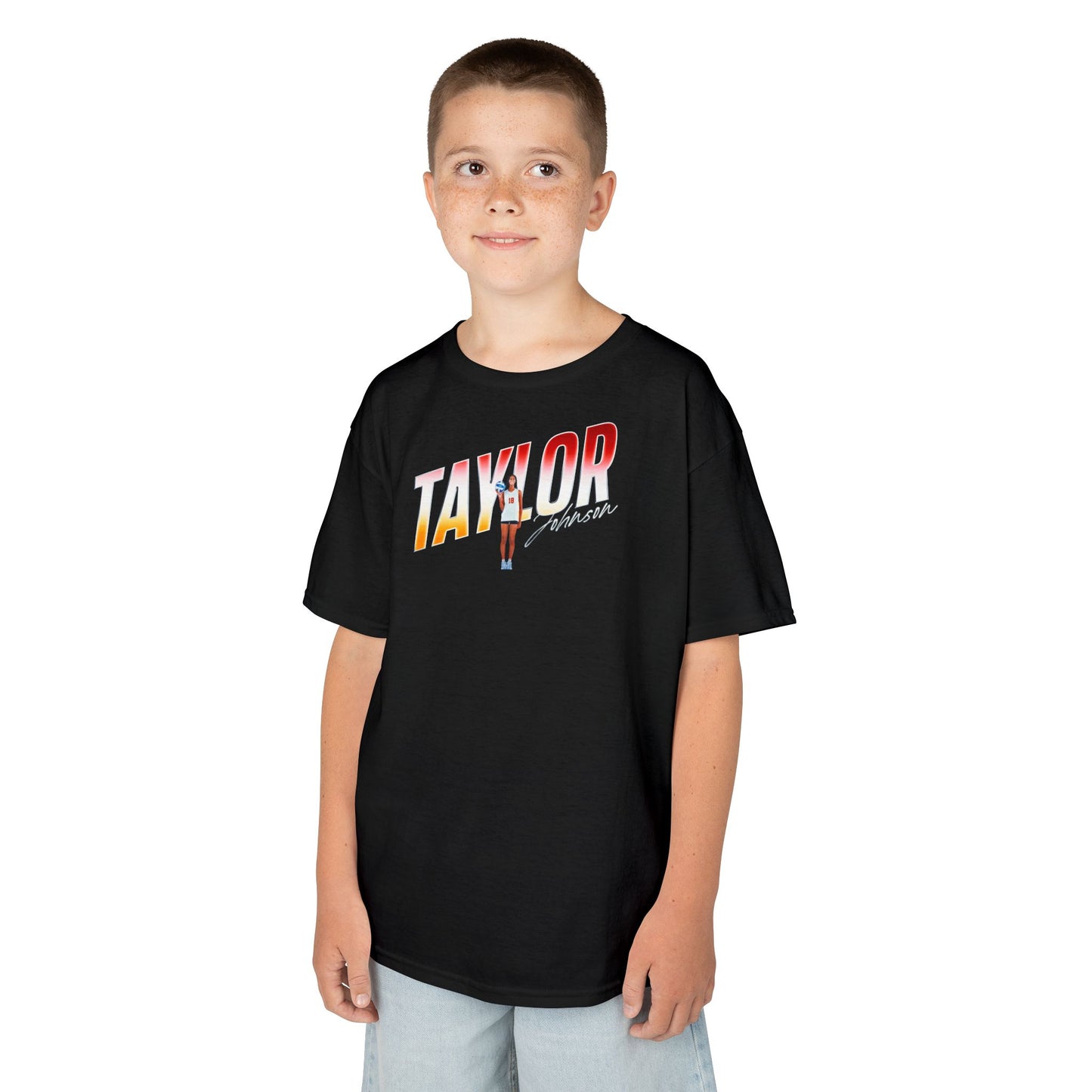 Taylor Johnson Cursive Combo Kids Tee