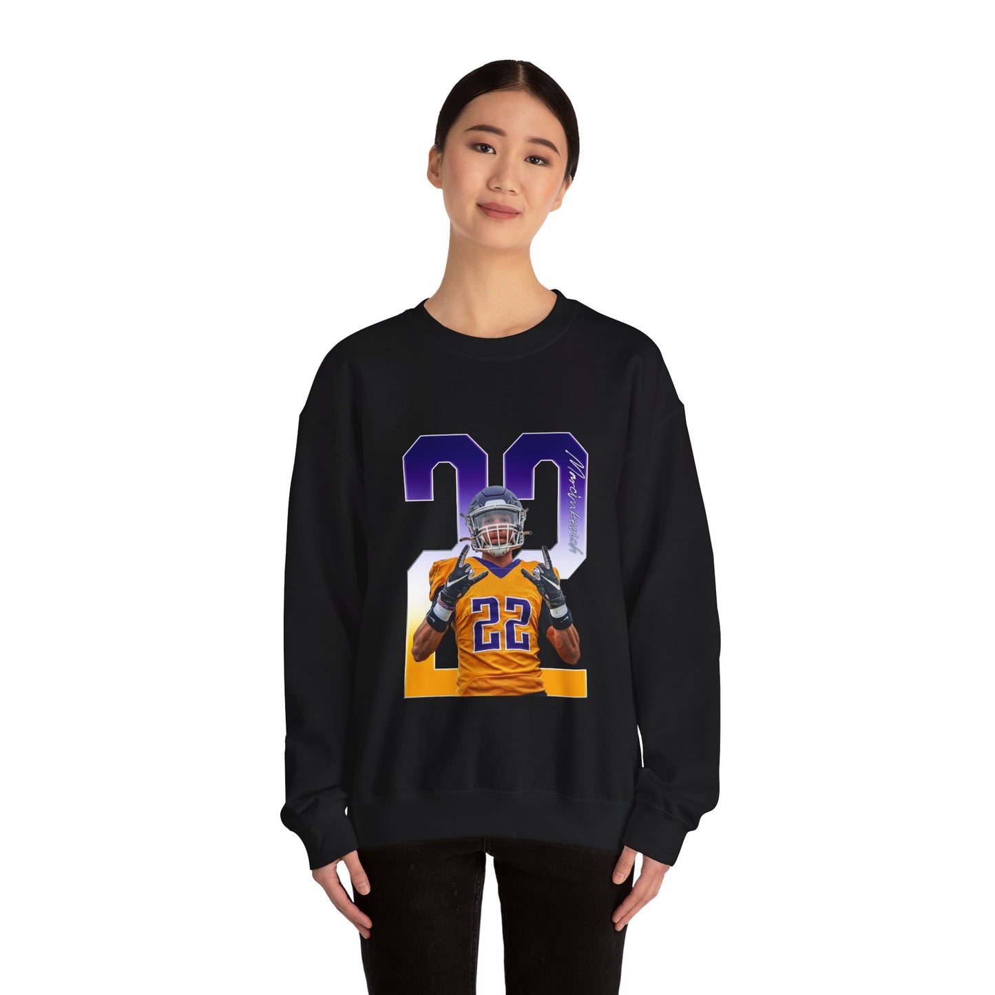 Josh Marcinkevich Player Icon Number Crewneck Sweatshirt