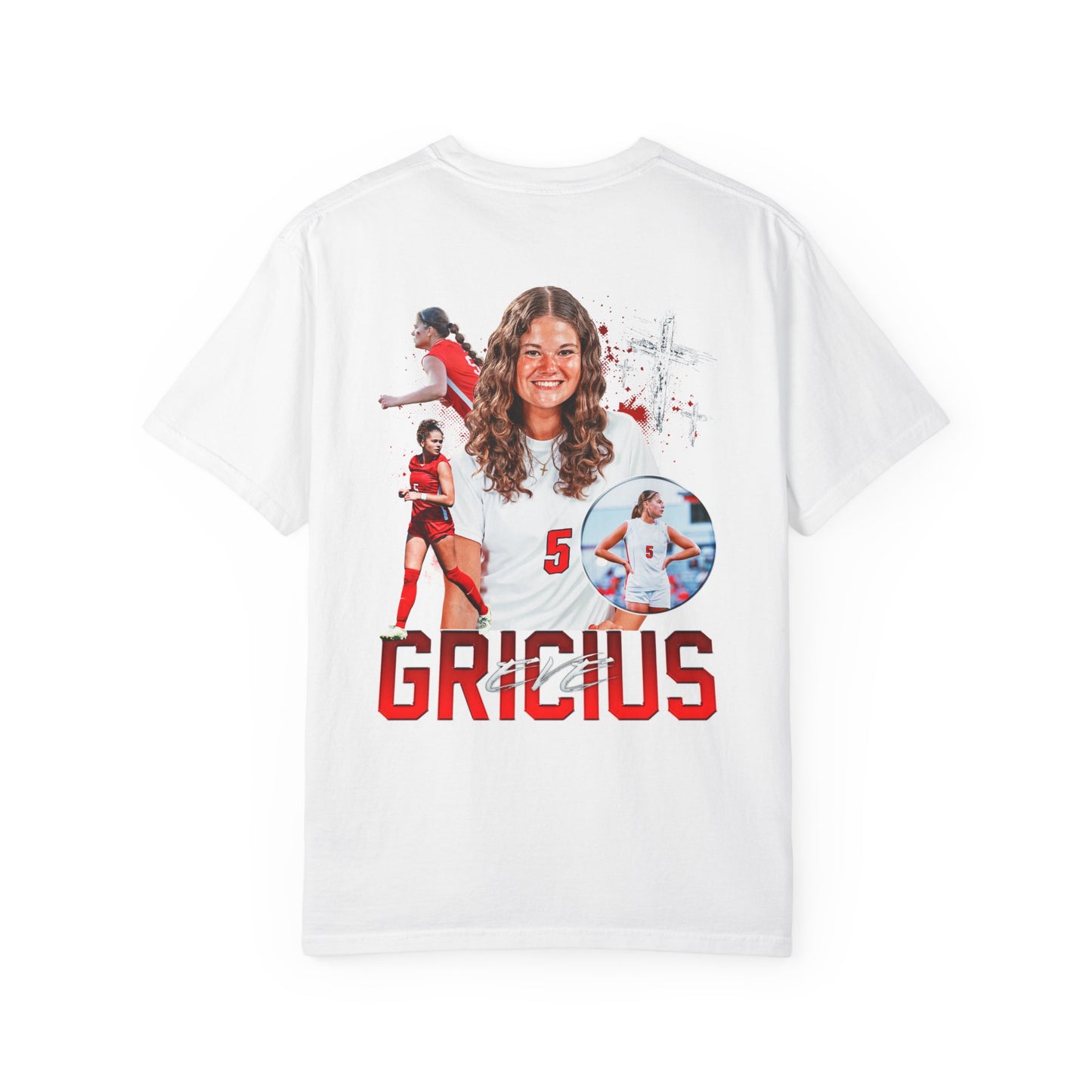 Eve Gricius Logo Front & Back Premium Tee
