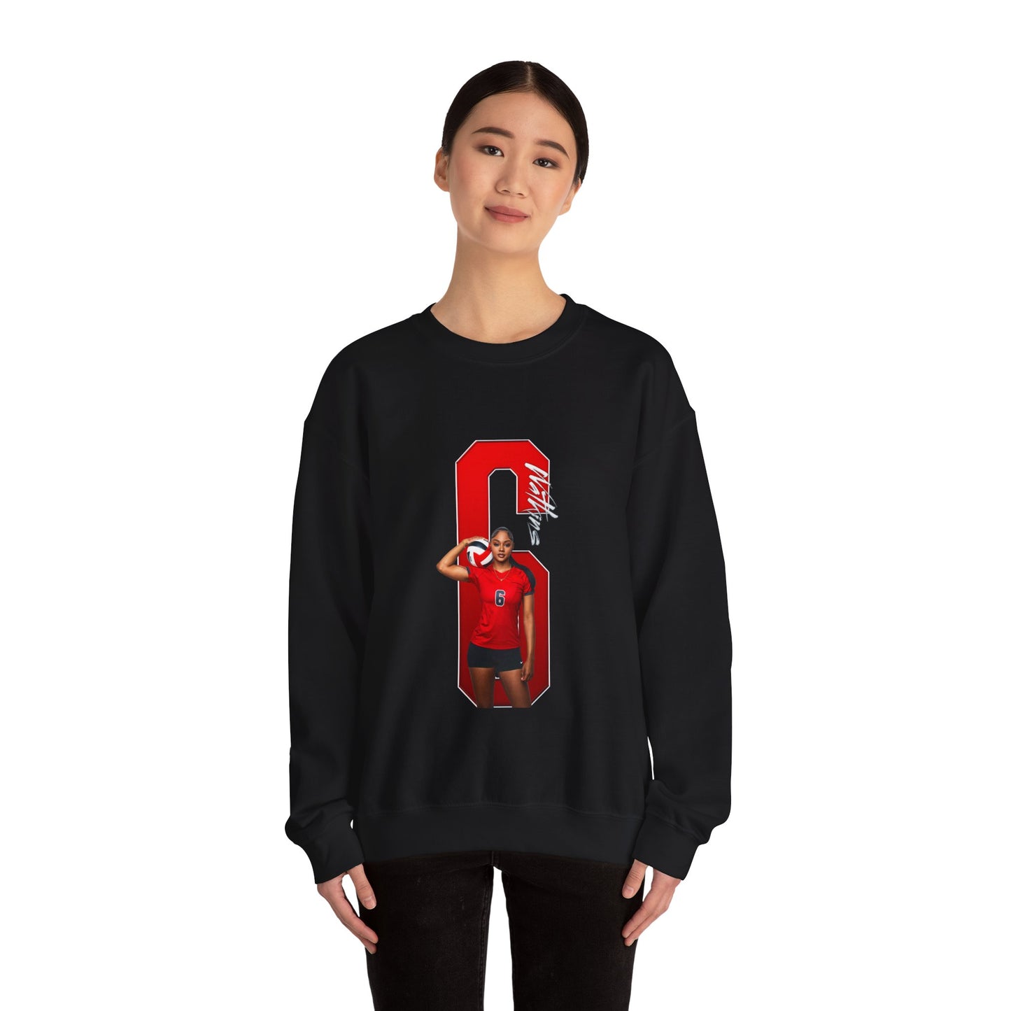 Kamiera Watkins Player Icon Number Crewneck Sweatshirt