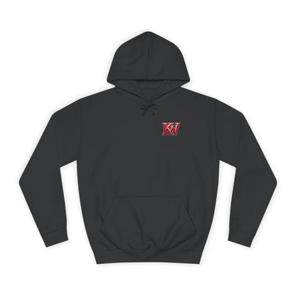 Kendall White Cursive Combo Colored Premium Hoodie