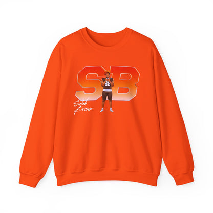 Selah Brown Big Initials Crewneck Sweatshirt