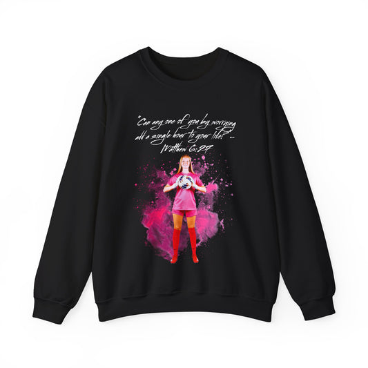Avery Swope Athlete Quote Crewneck Sweatshirt