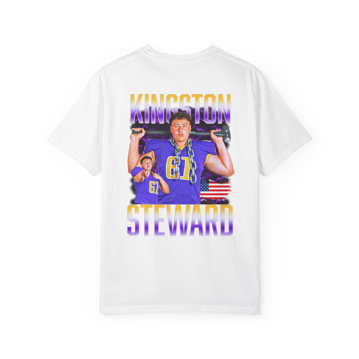 Kingston Steward Logo Front & Back Premium Tee