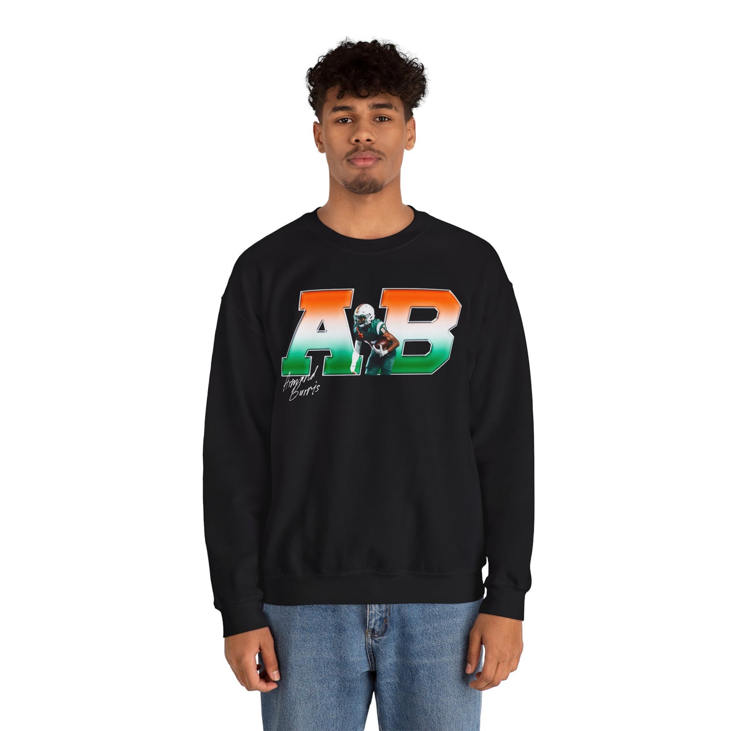 Armand Burris Big Initials Crewneck Sweatshirt