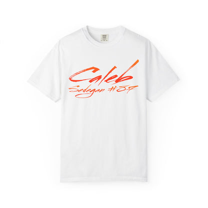Caleb Sedegan Cursive Name & Number Premium Tee