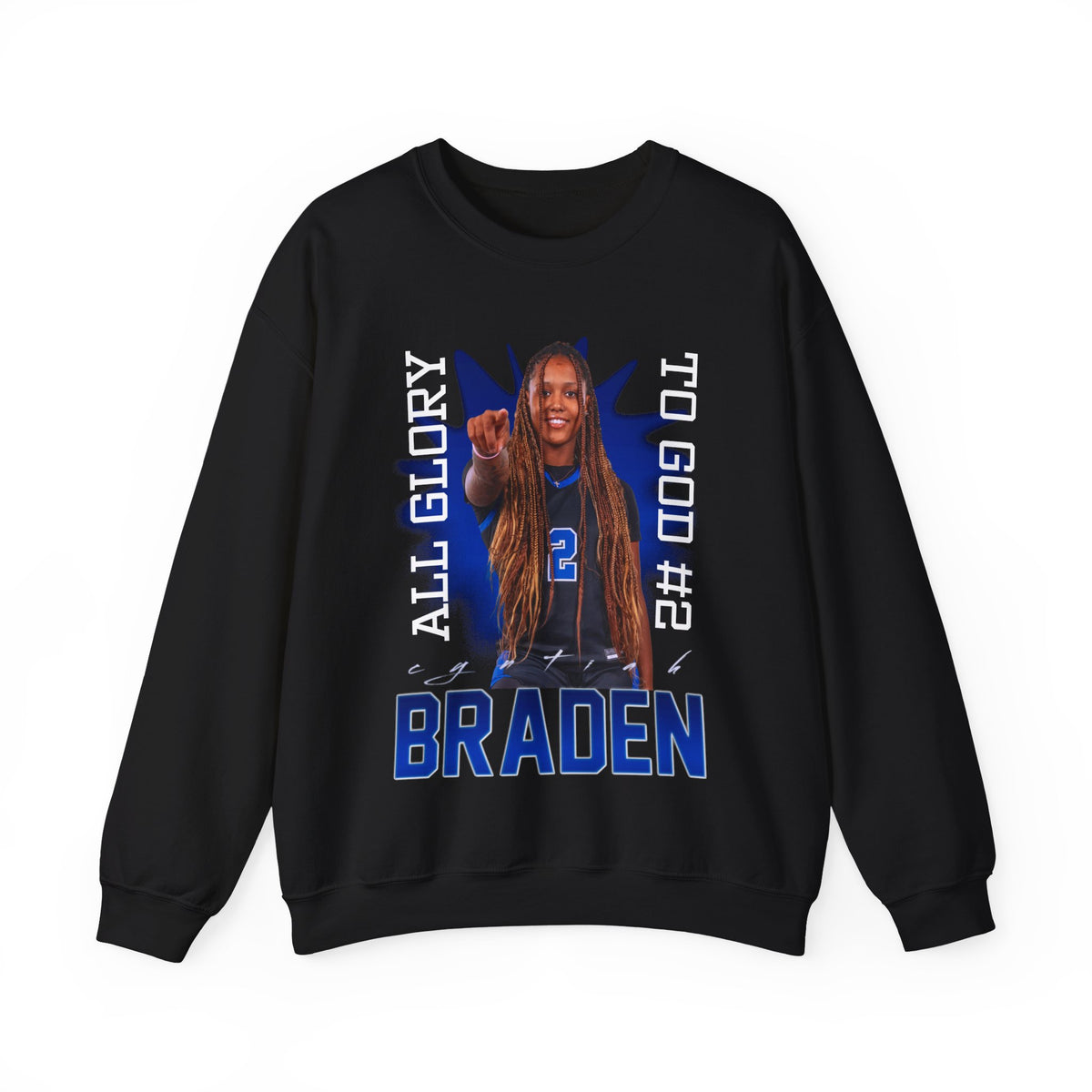 Cyntiah Braden Featured Quote Crewneck Sweatshirt