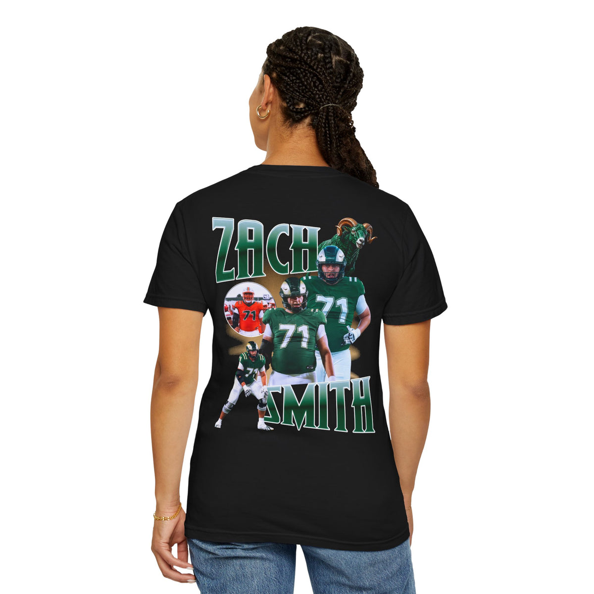 Zach Smith Logo Front & Back Premium Tee