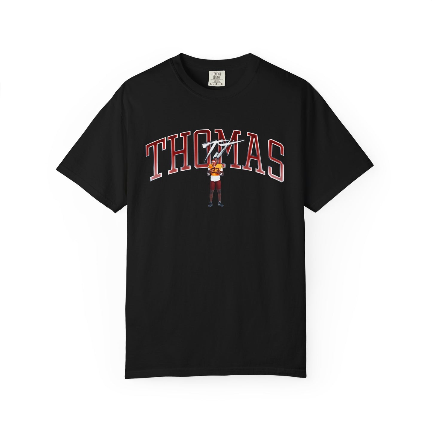 TJ Thomas Curved Combo Colored Premium Tee