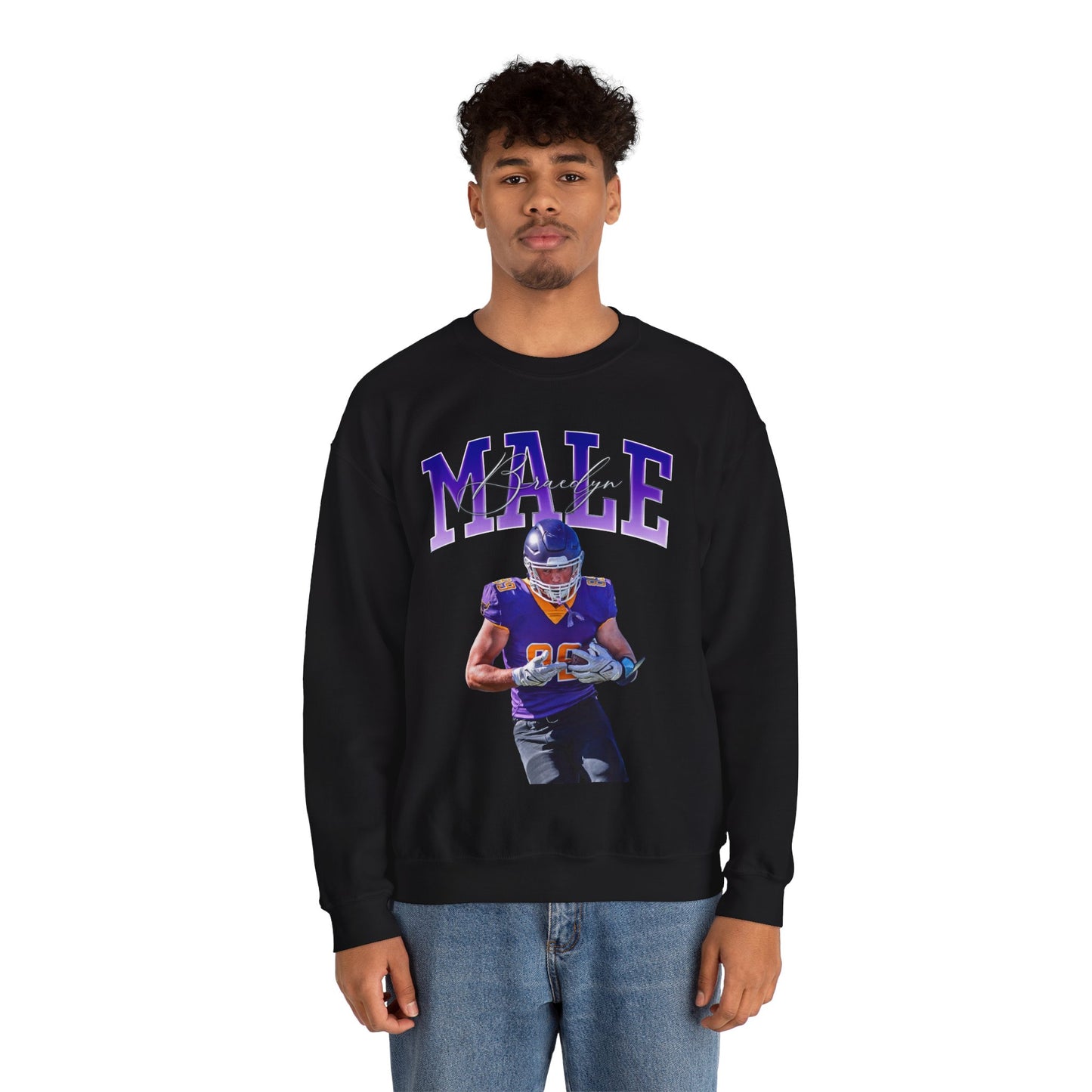 Braedyn Male Athlete Glory Crewneck Sweatshirt