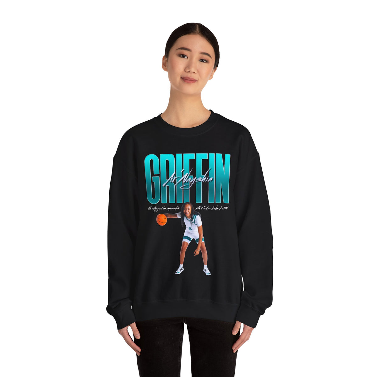 Ar'Nayshia Griffin Big Last Name Crewneck Sweatshirt