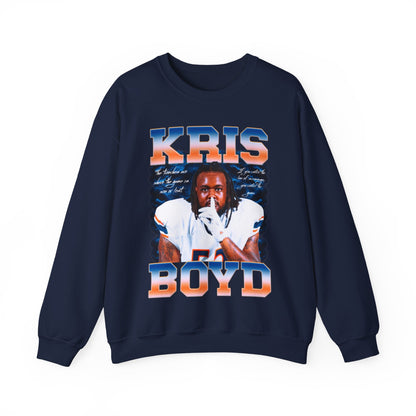 Kris Boyd Featured Quote Crewneck Sweatshirt