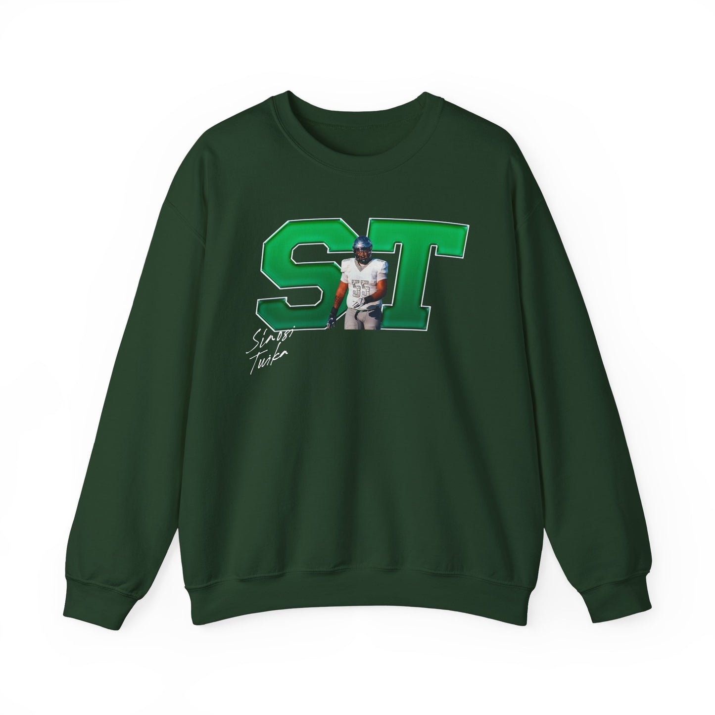 Siaosi Tuika Big Initials Crewneck Sweatshirt
