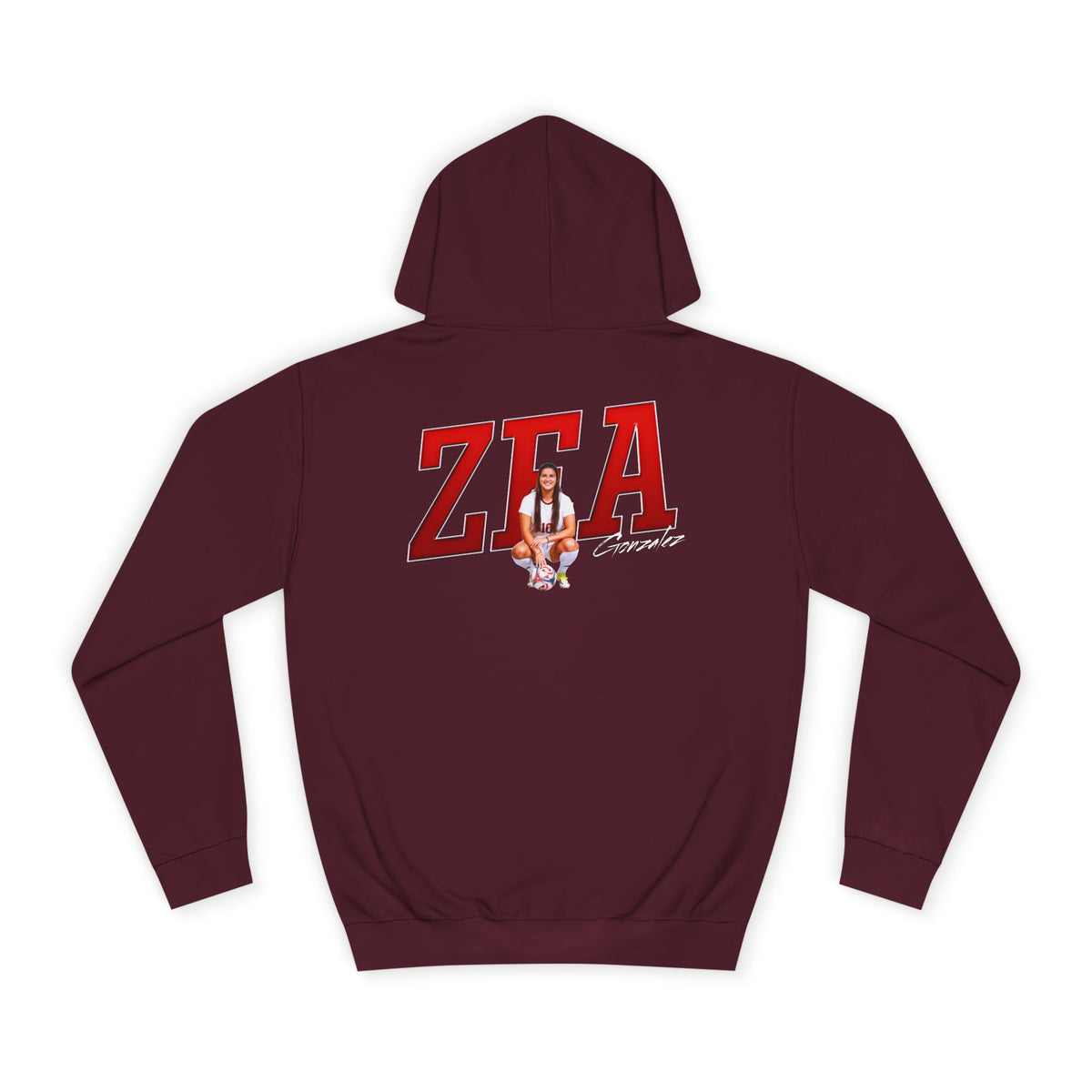 Zea Gonzalez Cursive Combo Colored Premium Hoodie