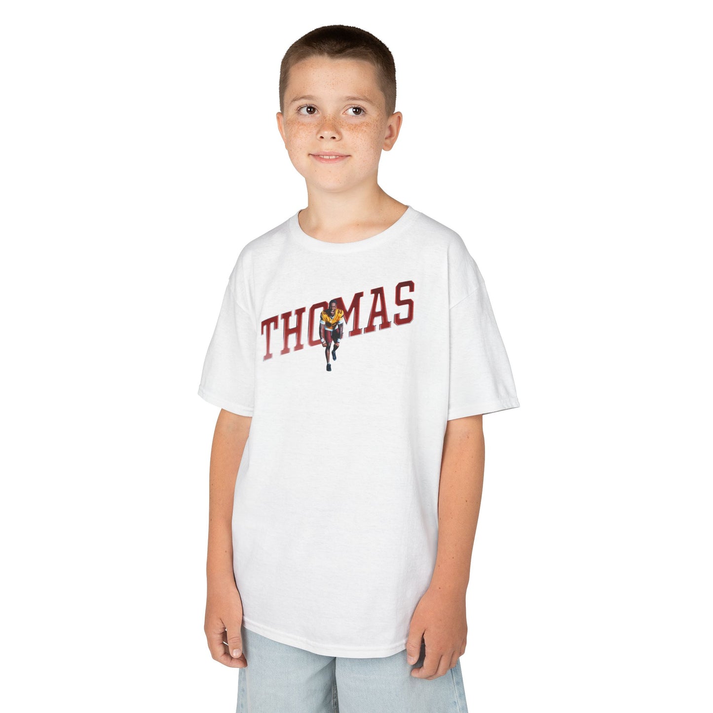 TJ Thomas Cursive Combo Kids Tee