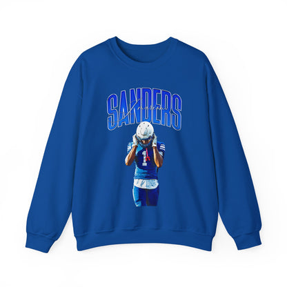 J'Marion Sanders Curved Combo Crewneck Sweatshirt