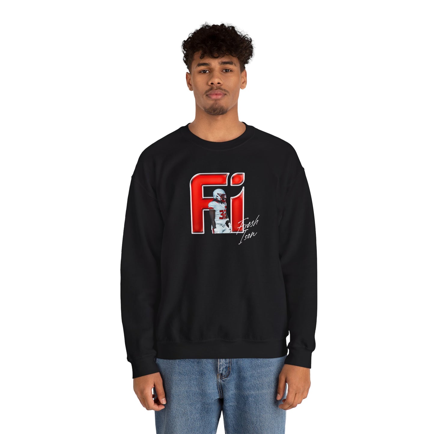 Fresh Ison Featured Logo Crewneck Sweatshirt